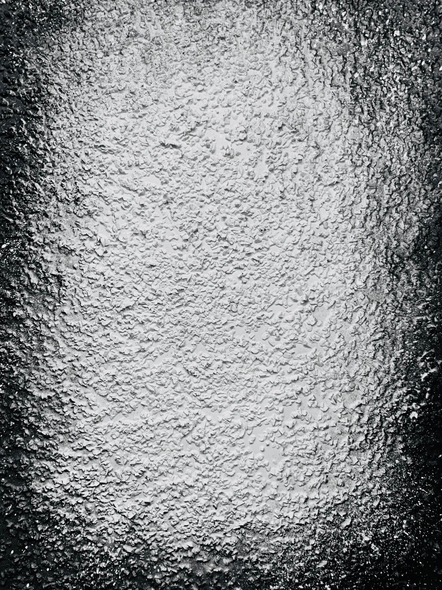 Structural Presence I — Original Textural Acrylic & Glass Painting | One of a Kind