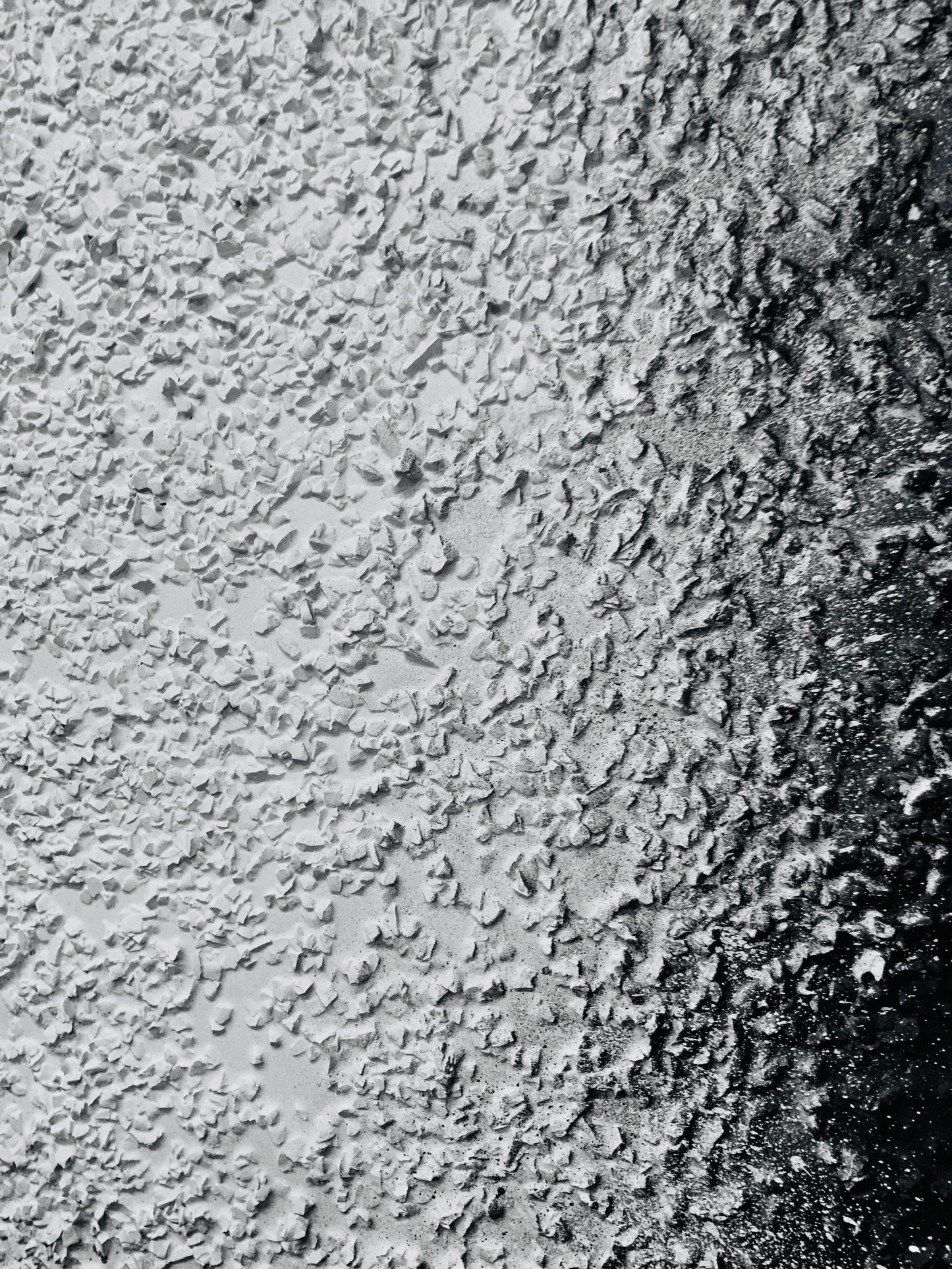 Structural Presence I — Original Textural Acrylic & Glass Painting | One of a Kind