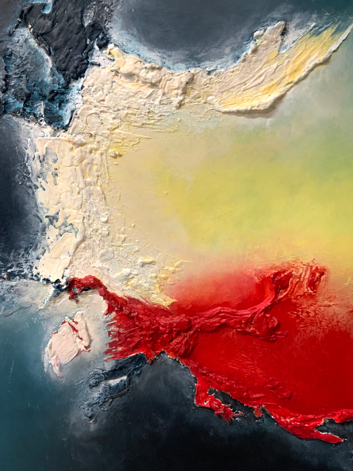 Chromatic Threshold - Original Mixed-Media Painting