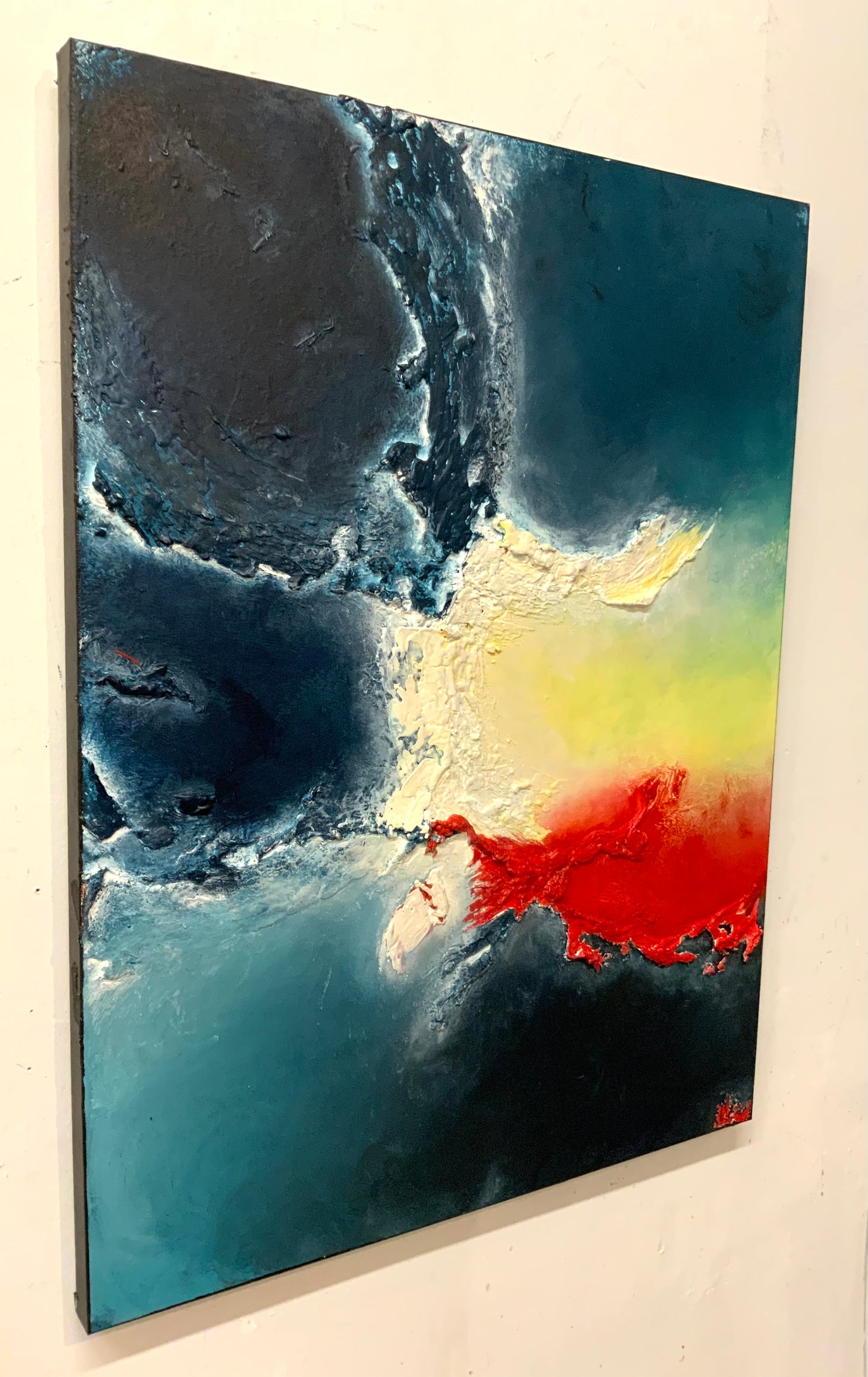 Chromatic Threshold - Original Mixed-Media Painting