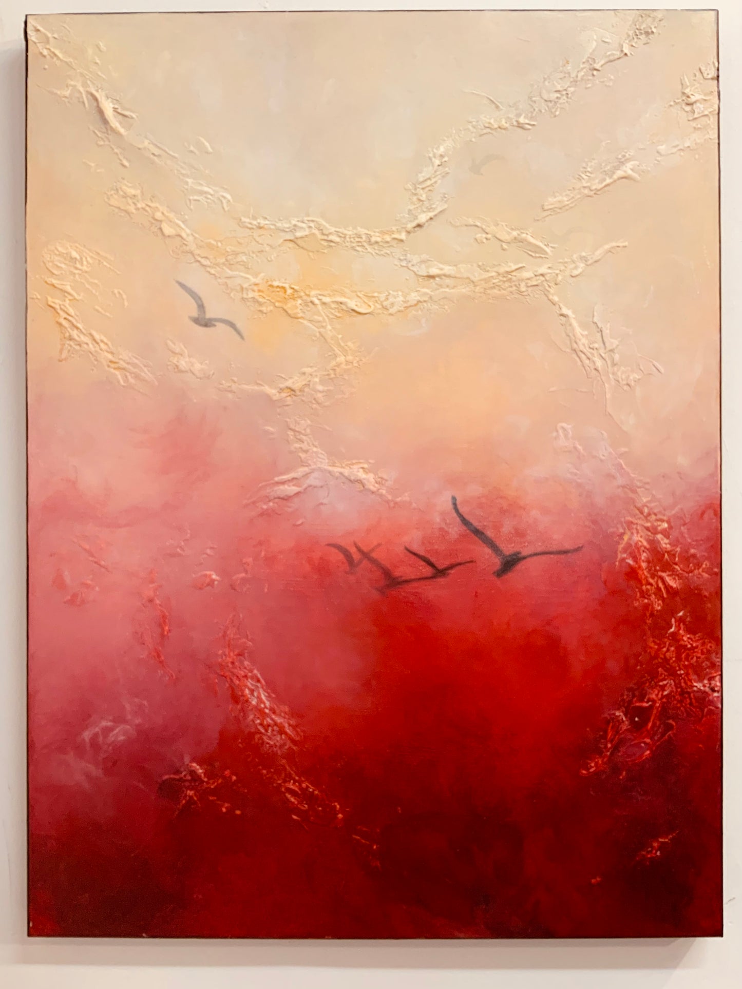 Solar Breath - Original Mixed-Media Painting