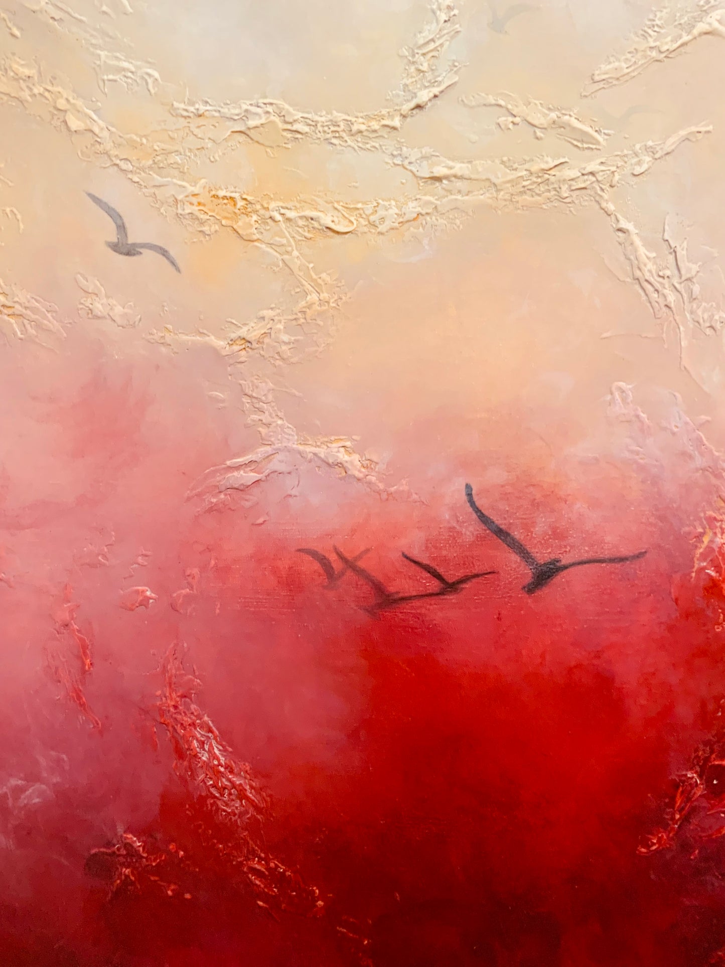 Solar Breath - Original Mixed-Media Painting