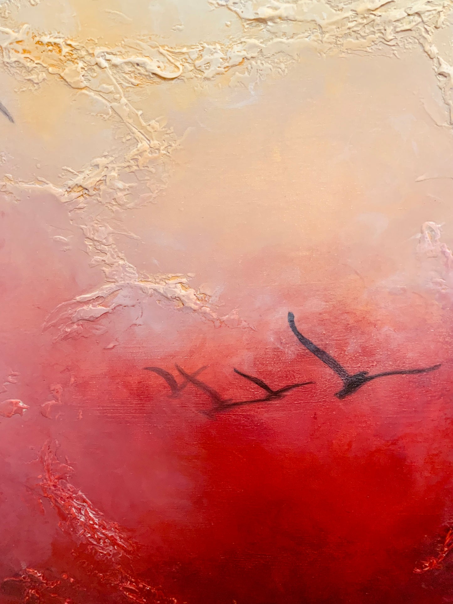 Solar Breath - Original Mixed-Media Painting