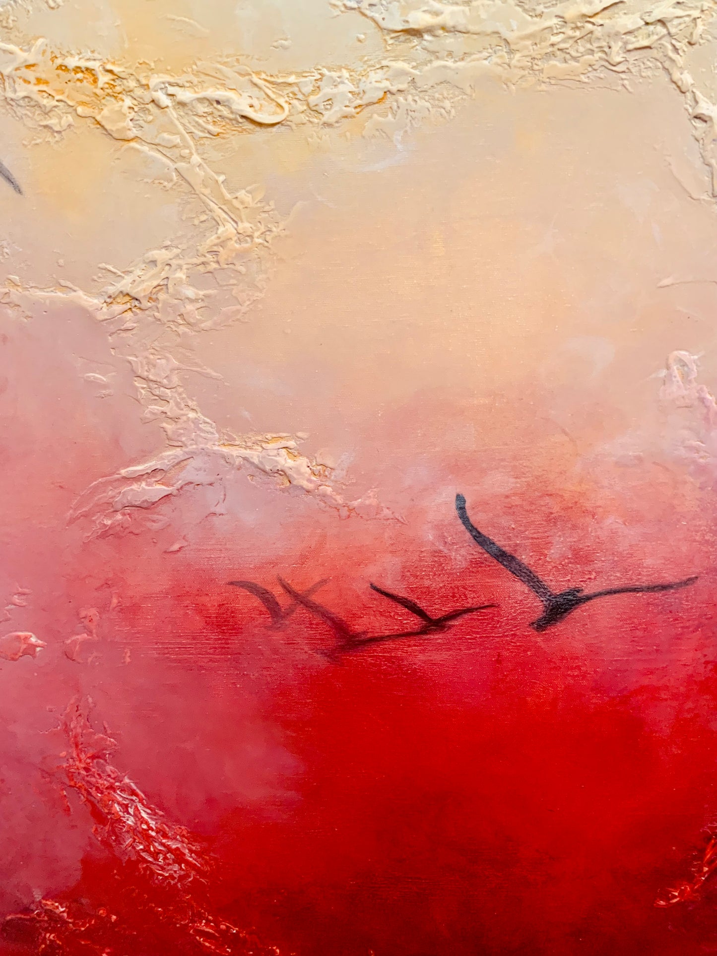 Solar Breath - Original Mixed-Media Painting