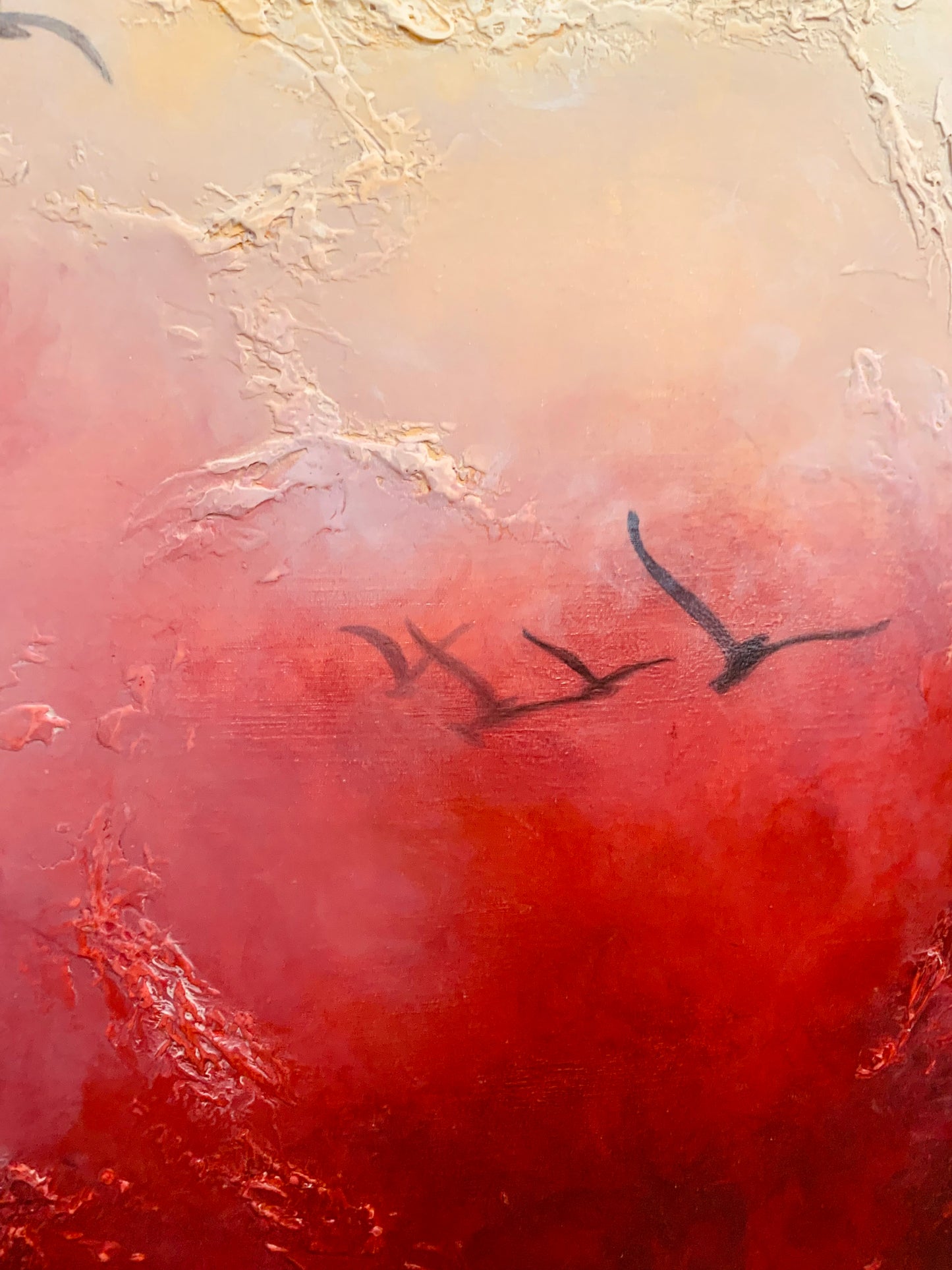 Solar Breath - Original Mixed-Media Painting