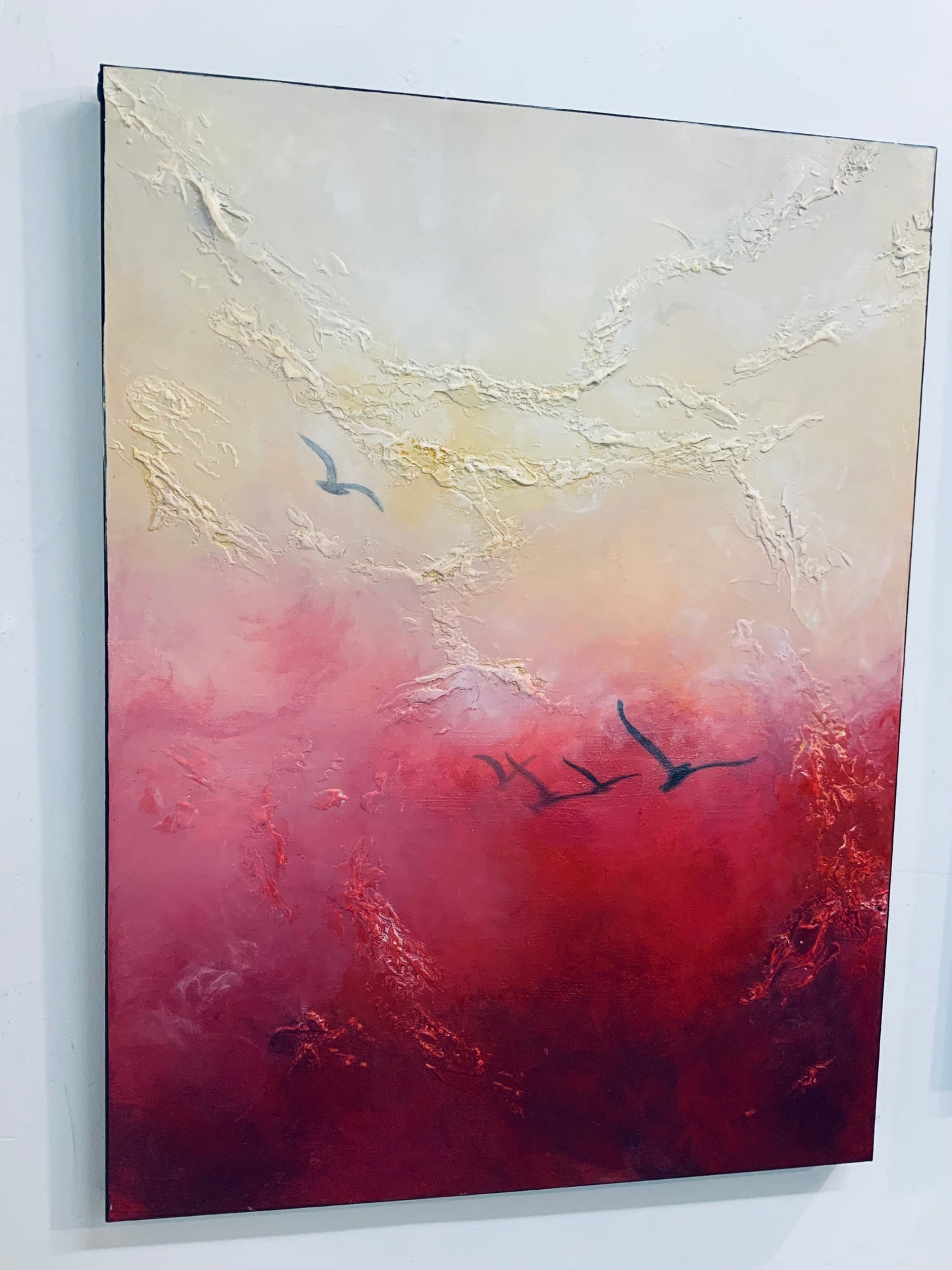 Solar Breath - Original Mixed-Media Painting