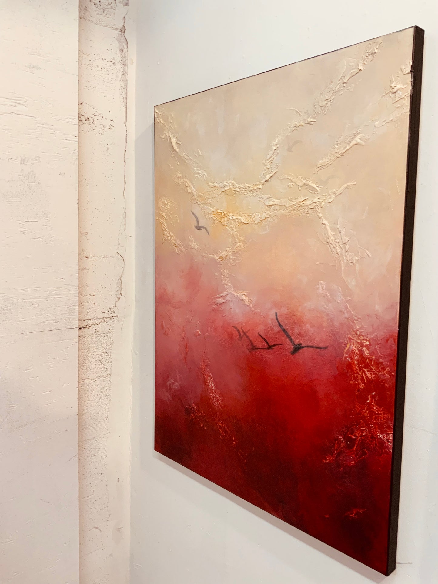Solar Breath - Original Mixed-Media Painting