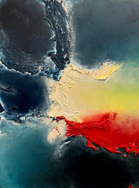 Chromatic Threshold - Original Mixed-Media Painting