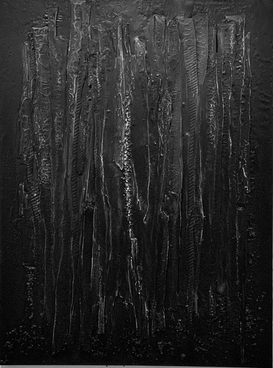 Structural Presence II  — Original Mixed Media Relief Painting Painting | One of a Kind